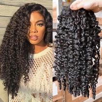 Pacotes de cabelo YMS 3C4A Cabelo humano encaracolado birmanês 50 55 60 cm