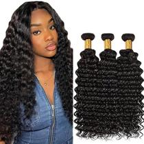 Pacotes de cabelo YOUNGHANN Loose Deep Wave 50-55 cm, preto natural