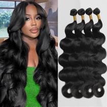 Pacotes de cabelo ZGWG 12A Body Wave 100% cabelo humano brasileiro