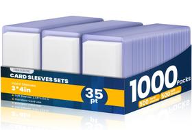 Pacotes de capa de cartas ZENOWICK 1000 para cartas de beisebol e futebol Pacotes de capa de cartas ZENOWICK 1000 para cartas de beisebol e futebol