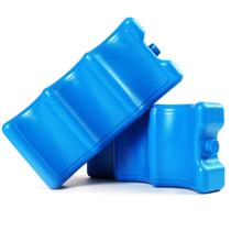 Pacotes de congelador Cooler Lot Fancy, 2 peças com contornos de 21 x 10 x 5 cm