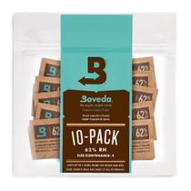 Pacotes de controle de umidade Boveda 62% para armazenar 14g, pacote com 10