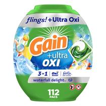 Pacotes de detergente para roupa Gain flings Ultra Oxi 112 Count