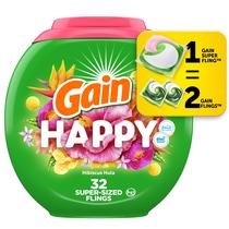 Pacotes de detergente para roupa ganham 32 pacotes superdimensionados 3 em 1