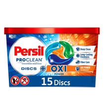 Pacotes de detergente para roupa Persil ProClean Discs Oxi 15 unidades