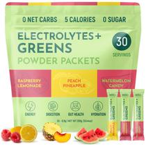 Pacotes de eletrólitos e verduras em pó Keto Vitals 30 porções Pacotes de eletrólitos e verduras em pó Keto Vitals 30 porções