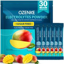 Pacotes de eletrólitos em pó OZENKE 30 Sticks Mango Flavor
