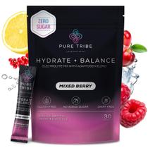 Pacotes de eletrólitos em pó PURE TRIBE Hydrate+Balance 30 Serv