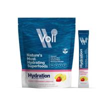 Pacotes de eletrólitos em pó VOLI Hydration Strawberry 15-Count