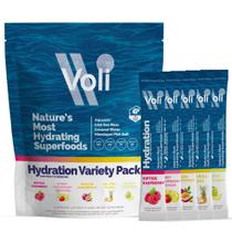Pacotes de eletrólitos em pó VOLI Hydration, variedade de 15 unidades Pacotes de eletrólitos em pó VOLI Hydration, variedade de 15 unidades