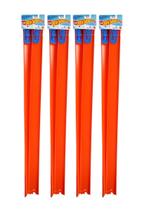 Pacotes de expansão Hot Wheels Tracks 4 pacotes de 2 (Straight Track)