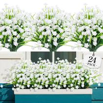 Pacotes de flores artificiais AGIRL 24 para decoração de exteriores