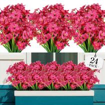 Pacotes de flores artificiais AGIRL 24 para decoração de exteriores