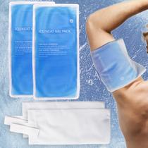 Pacotes de gelo em gel HI FINE CARE 28x13cm, pacote com 2 capas