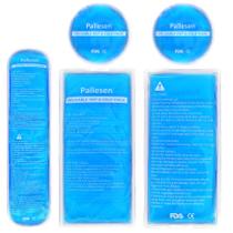 Pacotes de gelo em gel Pallesen reutilizáveis quentes e frios para lesões (pacote com 5)