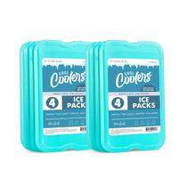 Pacotes de gelo Fit + Fresh Cool Coolers reutilizáveis XL Slim 8PK verdes Pacotes de gelo Fit + Fresh Cool Coolers reutilizáveis XL Slim 8PK verdes