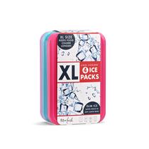 Pacotes de gelo Fit & Fresh Cool Coolers XL Slim, pacote com 4 Pacotes de gelo Fit & Fresh Cool Coolers XL Slim, pacote com 4