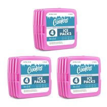 Pacotes de gelo Fit & Fresh Slim reutilizáveis, pacote com 12 roxos Pacotes de gelo Fit & Fresh Slim reutilizáveis, pacote com 12 roxos