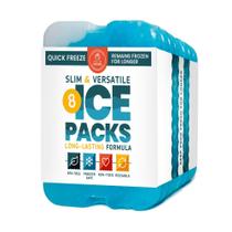 Pacotes de gelo Healthy Packers Original Cool Pack (conjunto de 8)