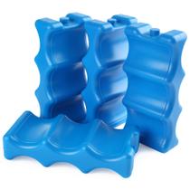 Pacotes de gelo LotFancy Contoured Freezer Packs, pacote com 4