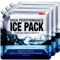 Pacotes de gelo reutilizáveis ABOXOBOG para refrigeradores, pacote com 3