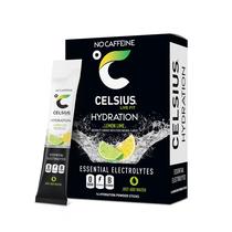Pacotes de hidratação CELSIUS Hydration Lemon Lime Flavor, pacote com 14