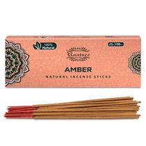 Pacotes de incenso Raajsee Amber, pacote de 100 g, 100% orgânicos puros