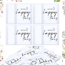 Pacotes de lenços de casamento Easasty Happy Tears de 3 camadas (pacote com 90) Pacotes de lenços de casamento Easasty Happy Tears de 3 camadas (pacote com 90)
