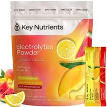 Pacotes de Pó de Eletrólitos Nutrientes Essenciais 20 Unidades Sem Açúcar