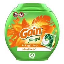 Pacotes de sabão em detergente para a roupa Ganhe aventuras! HE 60ct Island Fresh