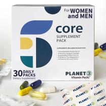 Pacotes de vitaminas Planet 3 Daily Immune Energy Support, pacote com 30 Pacotes de vitaminas Planet 3 Daily Immune Energy Support, pacote com 30