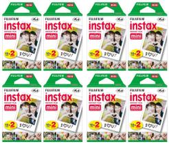 Pacotes duplos de filme instantâneo Fujifilm Instax Mini 8 (160 fotos) Pacotes duplos de filme instantâneo Fujifilm Instax Mini 8 (160 fotos)