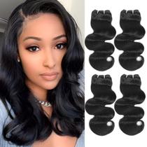 Pacotes Hair Weave HVN-KVVM Body Wave 4, 100% virgem brasileira Pacotes Hair Weave HVN-KVVM Body Wave 4, 100% virgem brasileira