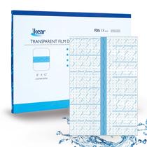 Pacotes individuais de 8 polegadas x 12 polegadas: curativos estéreis impermeáveis de película transparente para cobertura de feridas Grau médico Bandagens adesivas transparentes para pele, protetor de chuveiro, cuidados pós-tatuagem (8" x 12" - 12 unidades)