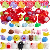 Pacotes Mochi Squishy Toys JOYIN com 28 cartões e corações cheios
