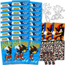 Pacotes Party Favors Sonic The Hedgehog Shadow 24 Pacotes Party Favors Sonic The Hedgehog Shadow 24