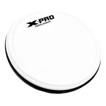 Pad 6 Para Bateria Eletrônica Tom Caixa Surdo Branco X-Pro