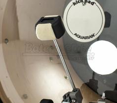 Pad de Bumbo Aquarian KP1 para Pedal Simples Pad Kick