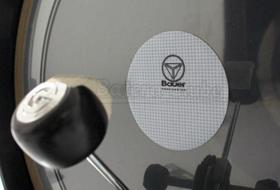 Pad de Bumbo Bauer by Torelli BAU83 Kevlar Heavy Pad Kick para Pedal Simples Padrão Remo Falam Slam