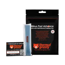 Pad de interface térmica Thermal Grizzly Minus Pad Advance 120x20x0,5 mm, pacote com 4