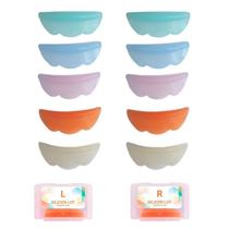 Pad de Silicone Para Lash Lifting 5 Pares Coloridos