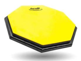 Pad Estudo 10 Sextavado Dupla Face Bateria Percussão Torelli Cor Amarelo Pad Estudo 10 Sextavado Dupla Face Bateria Percussão Torelli Cor Amarelo