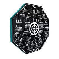 Pad Estudo Bateria Praticável 8 Polegadas Ou 20cm Rudimentos Azul Zaidans