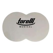 Pad kick de bumbo polyester para pedal duplo torelli ta080 Pad kick de bumbo polyester para pedal duplo torelli ta080