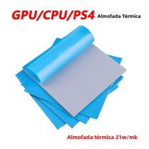 Pad Thermal de Alta Qualidade 24W para CPU e GPU - 80x40mm e 100x100mm