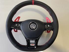 Paddle Shift Alumínio VW Polo Virtus Taos Nivus Tcross Golf Jetta Cor:Vermelho Paddle Shift Alumínio VW Polo Virtus Taos Nivus Tcross Golf Jetta Cor:Vermelho