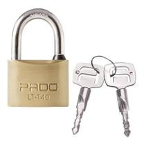 Pado Latão 40mm 2 Chaves Tetra cadeado 2 Não enferruja cor dourado