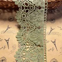 Padrão de coroa Little Lane Europe com acabamento em renda, 8 cm de largura