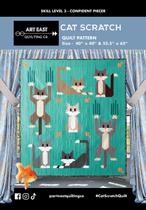 Padrão de edredão Art East Quilting Co Cat Scratch for Quilt