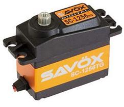 Padrão de engrenagem de titânio de alto torque Servo Savox SC-1256TG